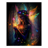 Magische fairy Enchanted Forest Fantasy Pixie Dust Perfect Poster (Voorkant)