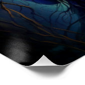 Magische fairy Enchanted Forest Fantasy Pixie Dust Perfect Poster (Hoek)