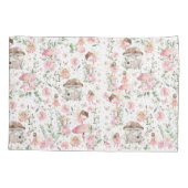 Magische fairy Enchanted Forest Thmed Girl Nursery Kussensloop (Achterkant)