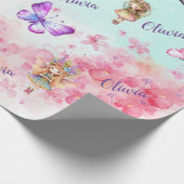 Magische Fairy Enchanted wrapping papier blad (Hoek)