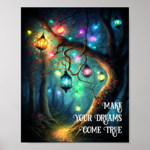 Magische Fairy Enchany Forest Dreams komen uit de  Poster
