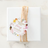 Magische Fairy Floral Verjaardag Dank u Bedankjes Labels (In situ)