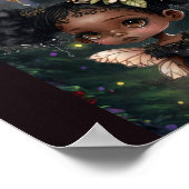 Magische fairy Forest Print (Hoek)