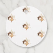 Magische Fairy Garden Baby shower Bedankjes Labels (Achterkant)