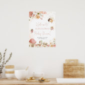Magische Fairy Garden Baby shower Welkomstbord Poster (Keuken)