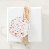 Magische Fairy Garden Floral Verjaardag Bedankjes Labels (In situ)