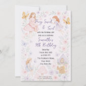 Magische Fairy Garden verjaardagsuitnodiging Kaart (Voorkant)