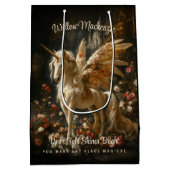 Magische Fairy Horse Floral Forest Eenhoorn Medium Cadeauzakje (Achterkant)