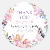 Magische Fairy Labels Verjaardag Baby shower (Voorkant)