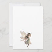 Magische Fairy Sprookje 5e Verjaardagsfeestje Kaart (Achterkant)