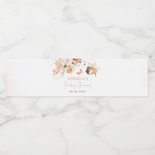 Magische Fairy Tuin Waterfles Label Waterfles Etiket (Enkel label)