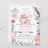 Magische Fairy Verjaardag uitnodiging Alle Leeftij (Voorkant)