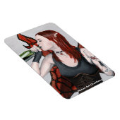 Magische Fairy Wijnfles Fantasy Flexibele magneet (Rechterzijde)