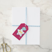 Magische Fairy Wings en Sparkles in Roze Cadeaulabel (Met Touw)
