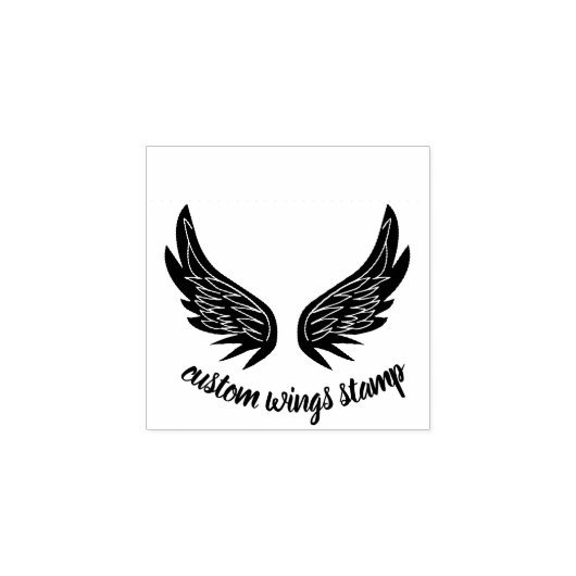 Magische Fairy Wings Rubberstempel (Afrduk)