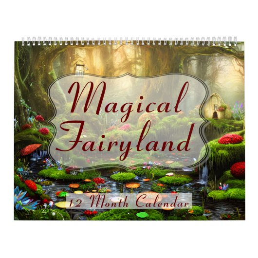 Magische Fairyland Fairy Houses Beauful Gardens Kalender (Hoes)
