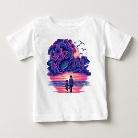 "Magische familie Baby T-shirt" (Voorkant)