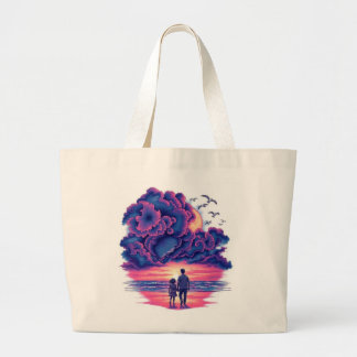 Magische familie grote tote bag
