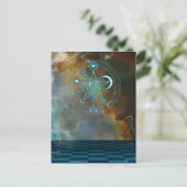 Magische fantasie-briefkaart briefkaart (Staand voorkant)