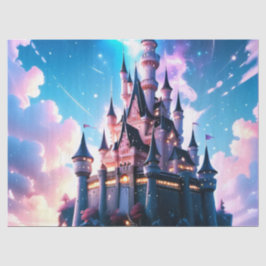 Magische Fantasie Kasteel Verjaardag Gift Wrap Tissuepapier