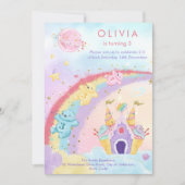 Magische Fantastische regenboogkinderen Beren van  Kaart (Voorkant)