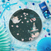 Magische fantasy Alice in Wonderland Collage Papieren Bordje (Feest)