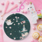 Magische fantasy Alice in Wonderland Collage Papieren Bordje (Feest)