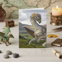 Magische Fantasy Bronzen Draak