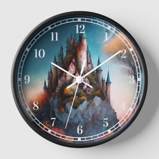 Magische Fantasy Castle Clock (Voorkant)