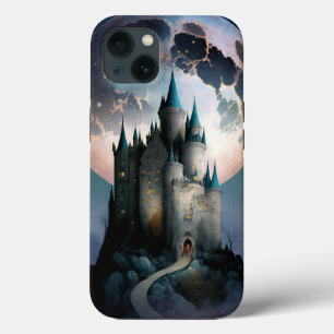 Magische Fantasy Castle Full Moon Case-Mate iPhone Case