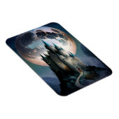 Magische Fantasy Castle Full Moon Magneet (Rechterzijde)