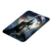 Magische Fantasy Castle Full Moon Magneet (Linkerzijde)