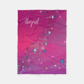 Magische Fantasy Dreamweaver Celestial Stars op Ma Fleece Deken (Voorkant)