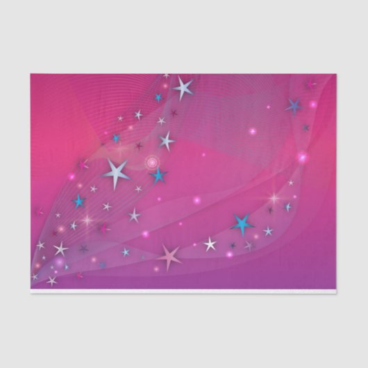 Magische Fantasy Dreamweaver Celestial Stars op Ma Tissuepapier (Voorkant)