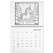 Magische Fantasy Eenhoorn Kleurkalender Kalender (Jan 2027)