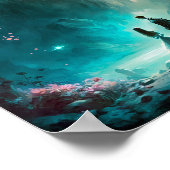 Magische Fantasy Landscape Art Poster (Hoek)