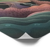 Magische fantasy landschap Magische mysterie print (Hoek)