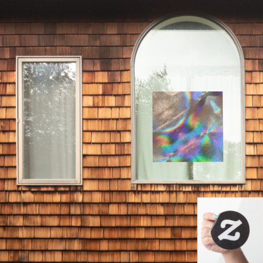 Magische Faux Holographic Rainbow Cling Raamsticker (Huis Raam)