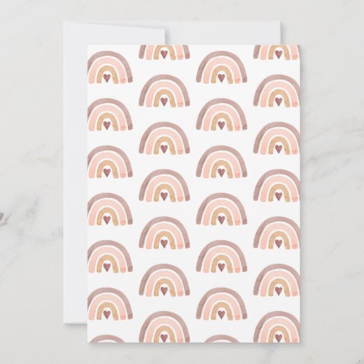 Magische fee 1e verjaardag kaart (Achterkant)