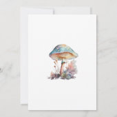 Magische fee betoverd bos 1e verjaardag kaart (Achterkant)