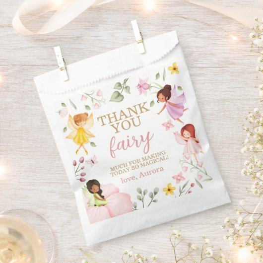 magische fee betoverrukte tuin verjaardagsfeestje bedankzakje (Geknipt)