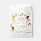 magische fee betoverrukte tuin verjaardagsfeestje bedankzakje (Voorkant)