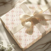 Magische fee bloementuin Pixie 1e verjaardag Cadeaupapier