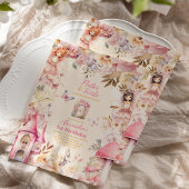 Magische fee bloementuin Pixie 1e verjaardag Kaart