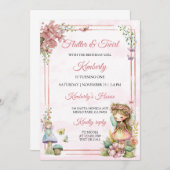 Magische fee bloementuin Pixie meisjes verjaardag Kaart (Voorkant / Achterkant)