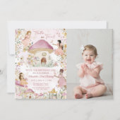 Magische fee bloementuin Pixie meisjes verjaardag Kaart (Voorkant)