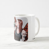 Magische fee Drink Wine Fantasy Art Coffee Mok (Voorkant rechts)