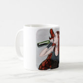 Magische fee Drink Wine Fantasy Art Coffee Mok (Voorkant links)