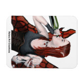 Magische fee Drink Wine Fantasy Art Magnet Magneet (Horizontaal)