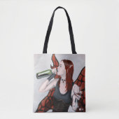Magische fee Drink Wine Fantasy Graphic Tas (Voorkant)